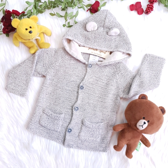 Zara Other - ZARA Baby Girl Hoodie Jacket Knitwear 18-24M